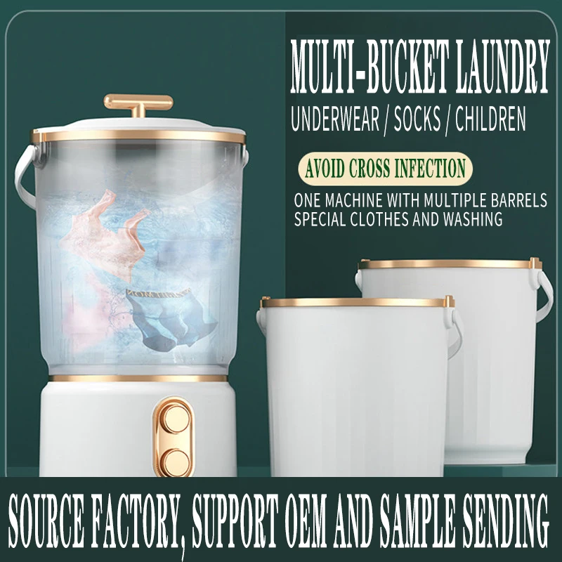 Single bucket separate mini washing machine Pulse washing machine semi-automatic 1.8kg portable electric plastic spinning dry