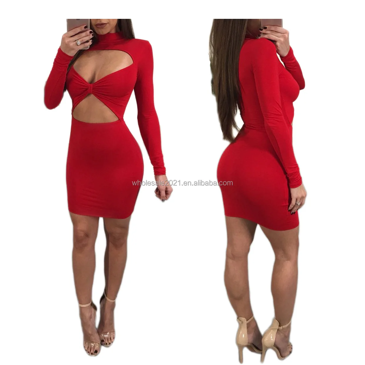  2021 летнее Новое поступление Модная женская сексуальная одежда с одним рукавом асимметричное разрезом Бандажное длинное вечернее платье оптовая продажа