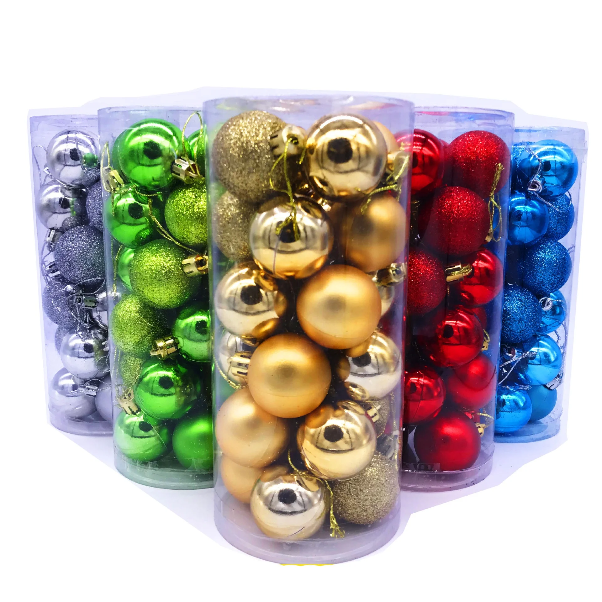 Large Outdoor Hanging Balls Decorating Christmas Ball Set