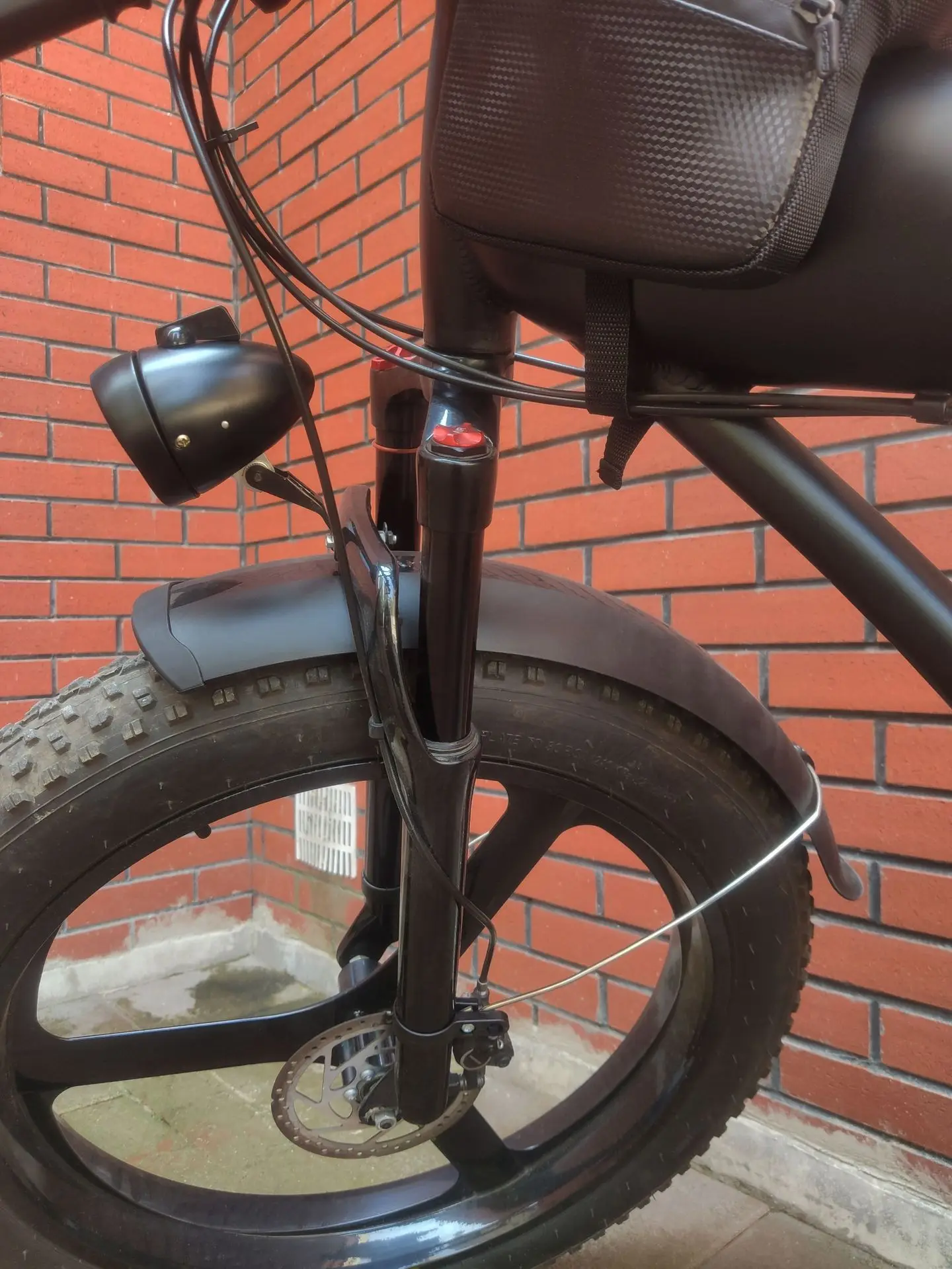 High Quality Plastic Mudguard Quick Release 26Iinch*4.0 Snow Fat Bike Mudguards Front Rear Bicycle Fenders