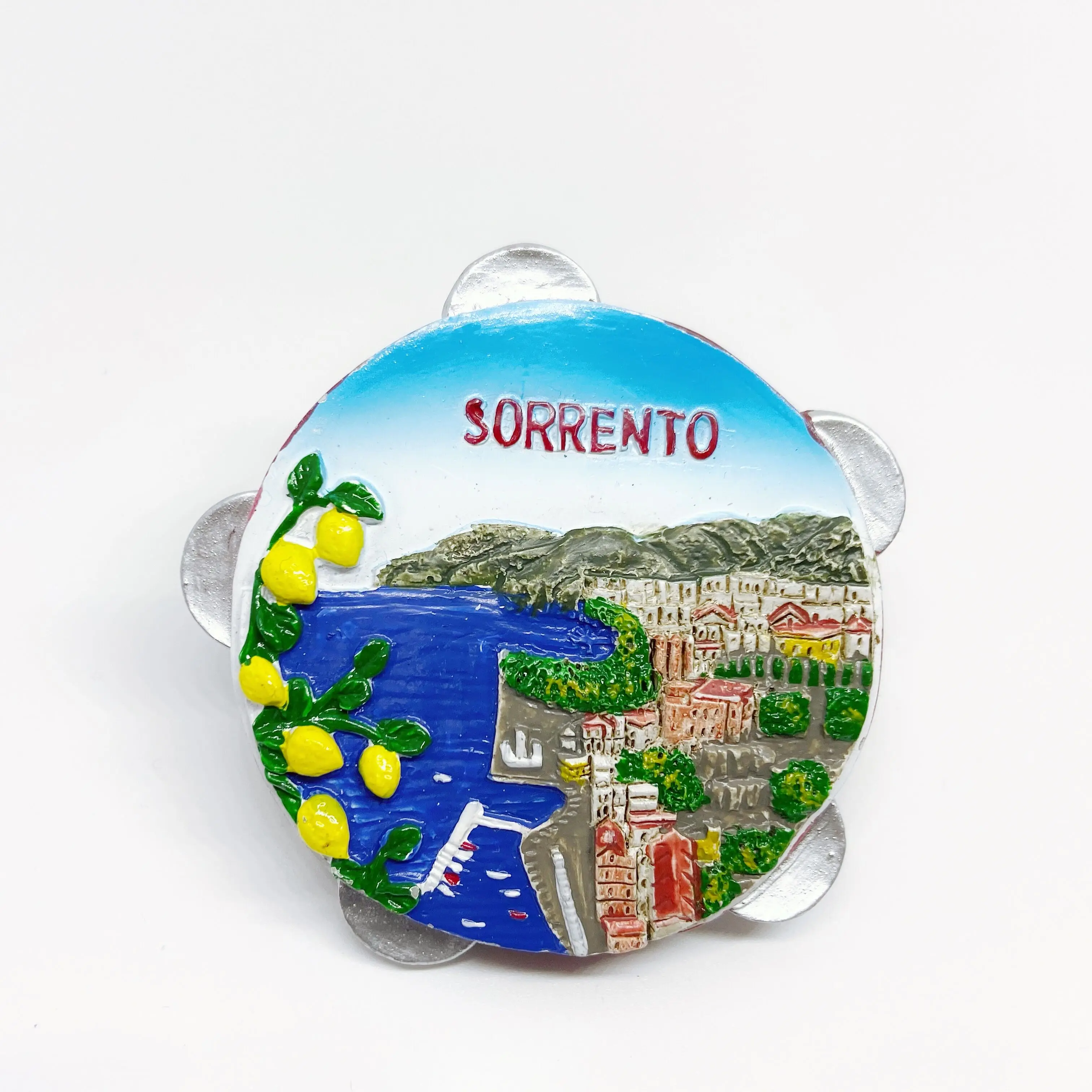 
YIWU BaiWen Manufacturer promotion Wholesale custom tourism souvenir italy napoli fridge magnet gift 