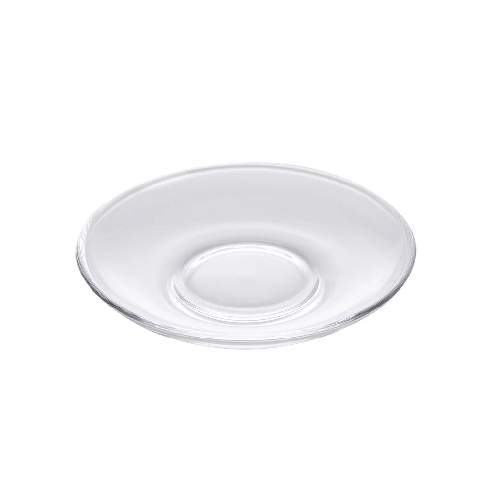 9cm Diameter Glass Tea Cup Saucer Coffee Mug Saucer