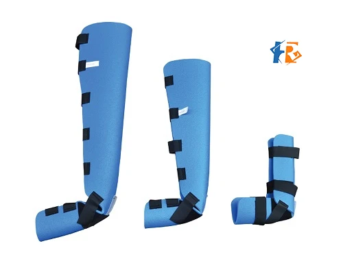 
Медицинское оборудование, многофункциональная синяя шина, набор для первой помощи, медицинская шина для фиксации излома пены 