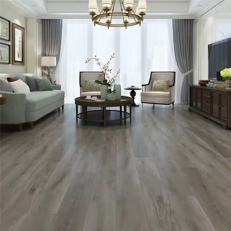 Indoor Decoration LVT Tiles with High Quality and Impact Resistance for Commercial and Residential Use with a Wood Grain Look