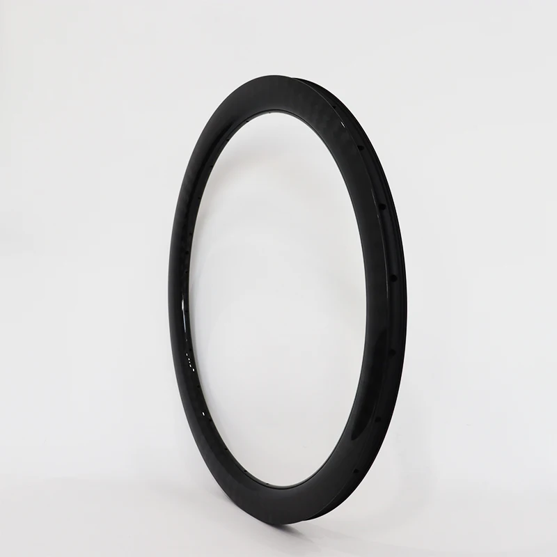 Road Bike Full Carbon Fiber Rims 700C 26mm Width Gravel Bicycle Rims Asseamble Wheels Tubeless Clincher Tubular T700 T800