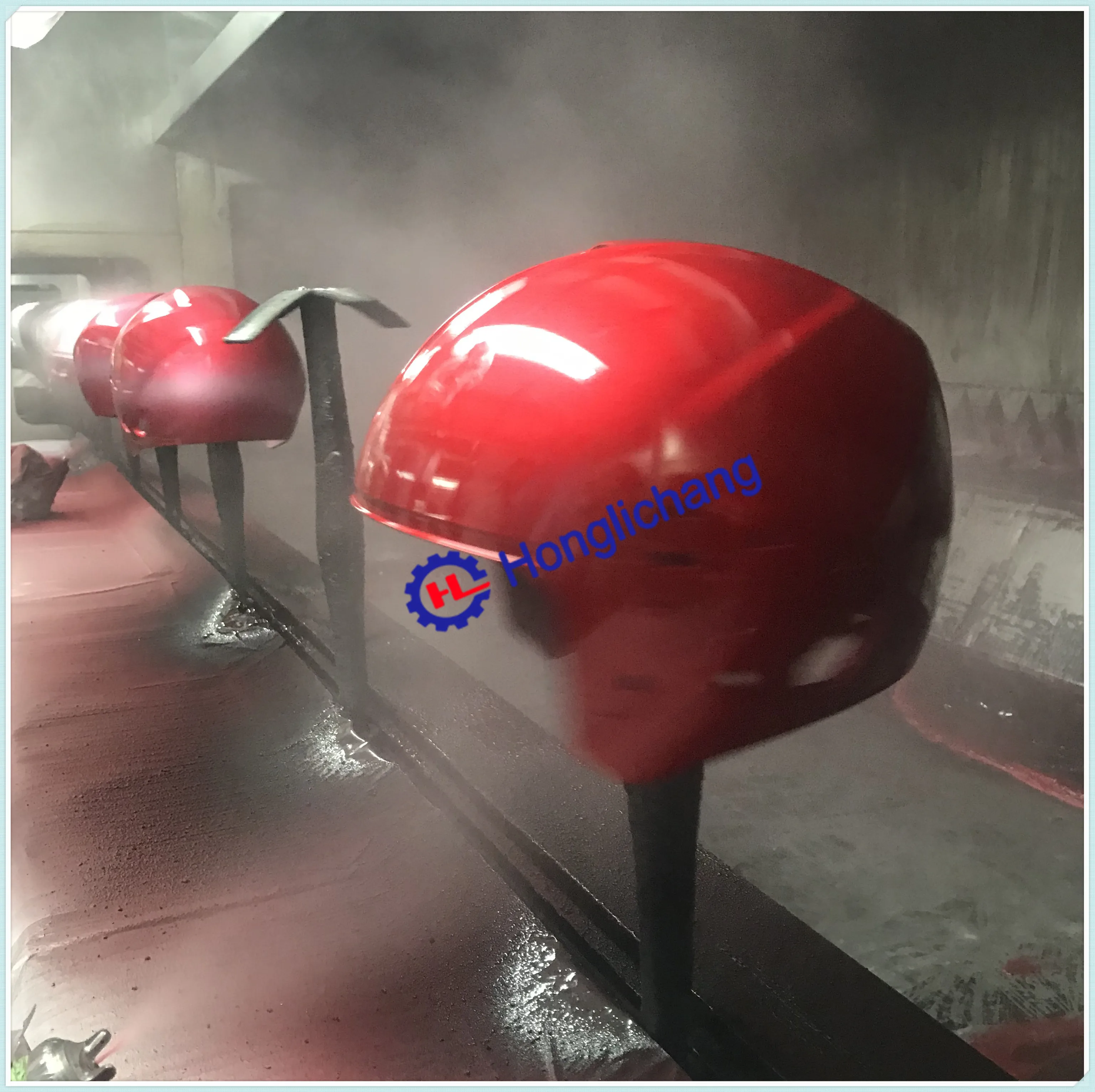Fully Automatic UV Spray Helmet Painting Machine