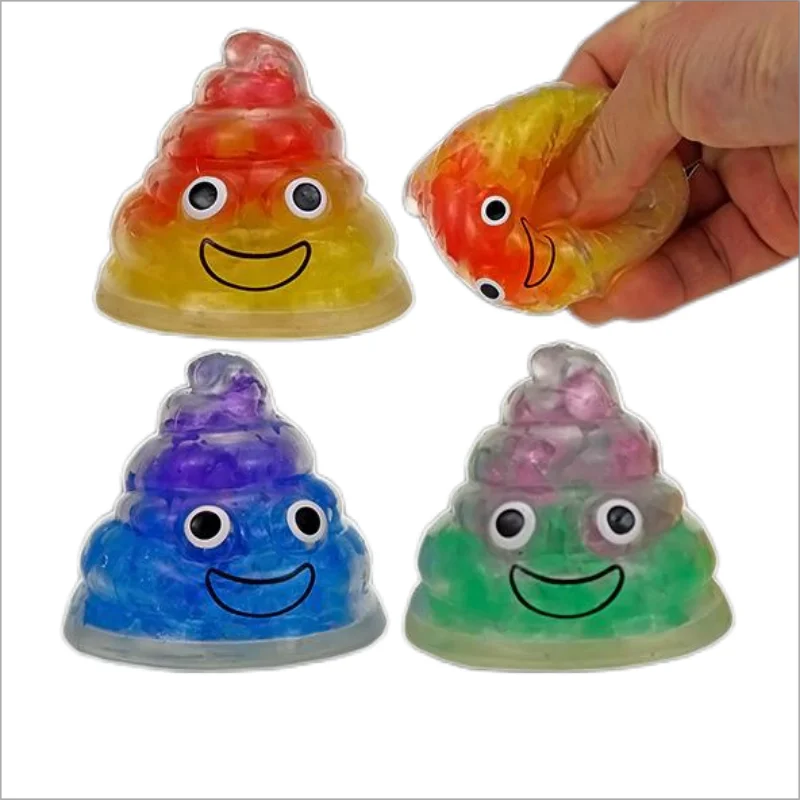 2023 tongjia wholesale cute funny anxiety relife toy mini custom poop squishy toys for kids tpr squeeze toy