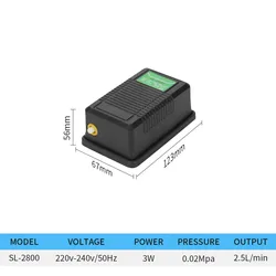 Wholesale RS SL-2800 SP-780 Aquarium Air pump