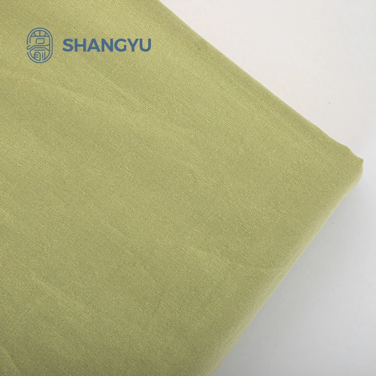 Wholesale 100% cotton woven fabric washed cotton 100gsm cotton poplin fabric for shirt