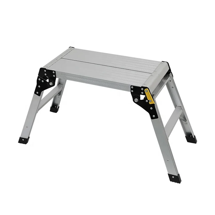 Special Design Adjustable Aluminium Car Wash Folding work platform foldable bench