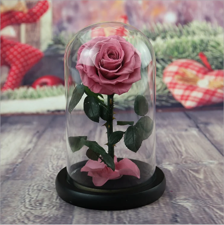 Wholesale real roses preserved dried flower preserved roses flower frame gift box