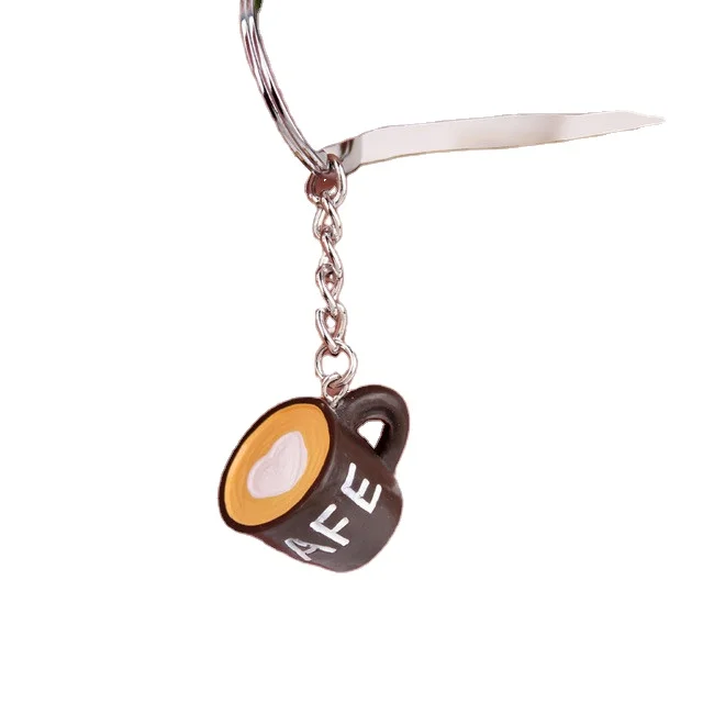 COFFEE CUP soft enamel keychains