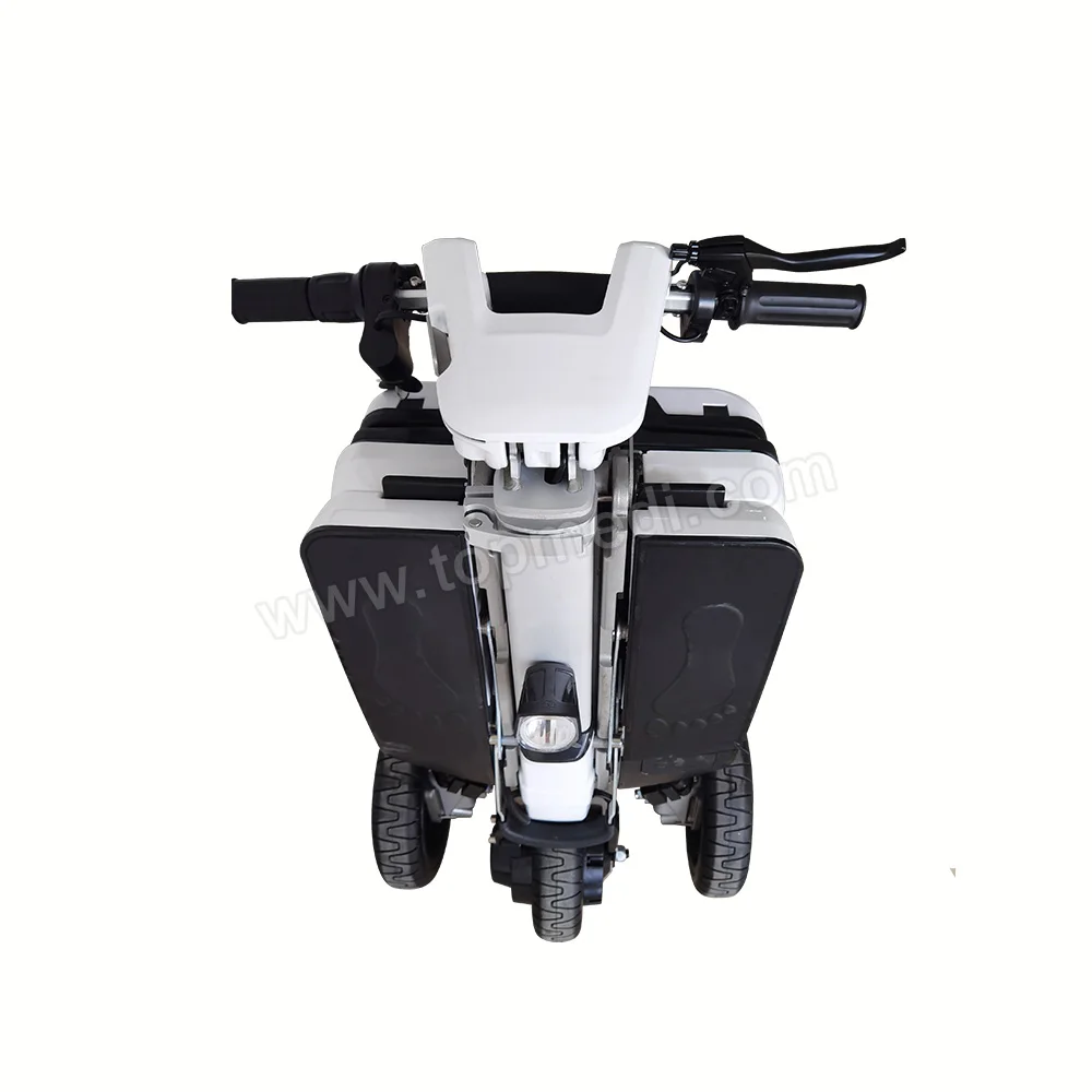 Adult three wheel big powerful max load weight 120kg electric scooter with detachable battery
