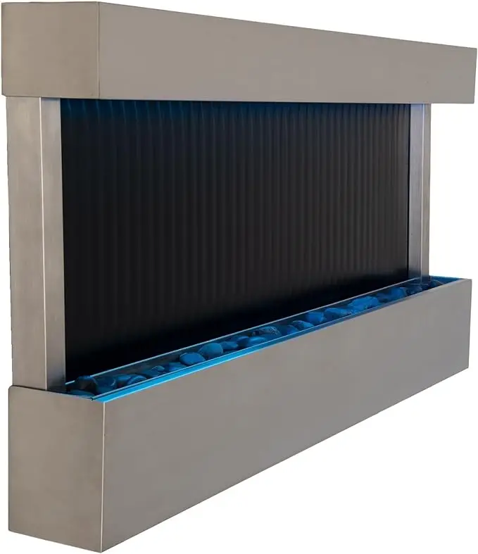 Wholesale Custom Colored Indoor Decoration Glass Panel Water Fountain Water Wall
