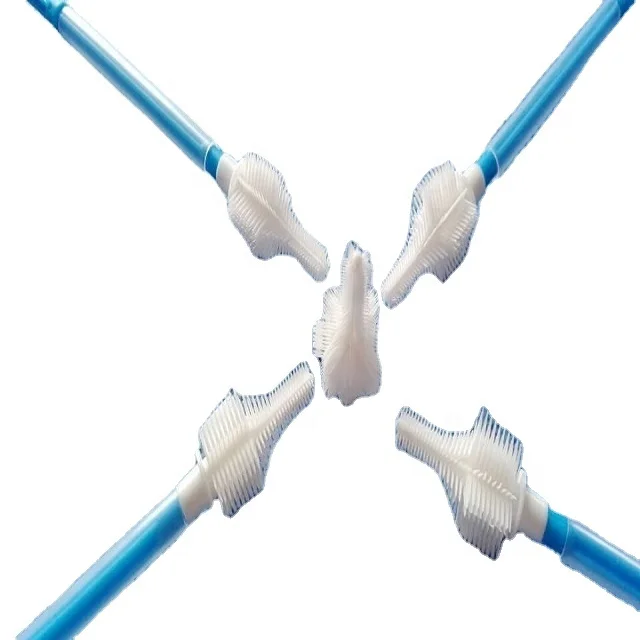 Cells sampling swab stick / saliva collection medical brush / sterile disposable sampling flocked swab