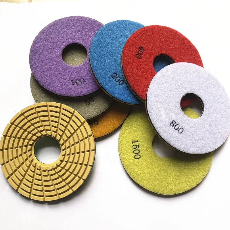 Granite Stone Diamond Polishing Pad for Granite, Marble, Man-made Stone Plate