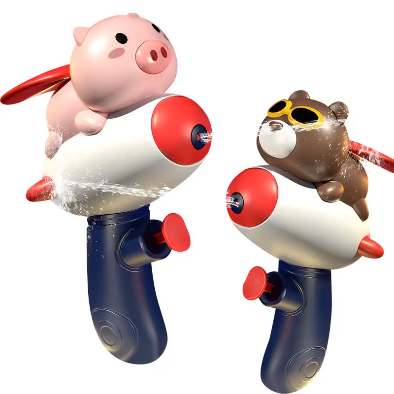 Wholesale custom plastic mini water gun kids toy gun animals water pistol toys