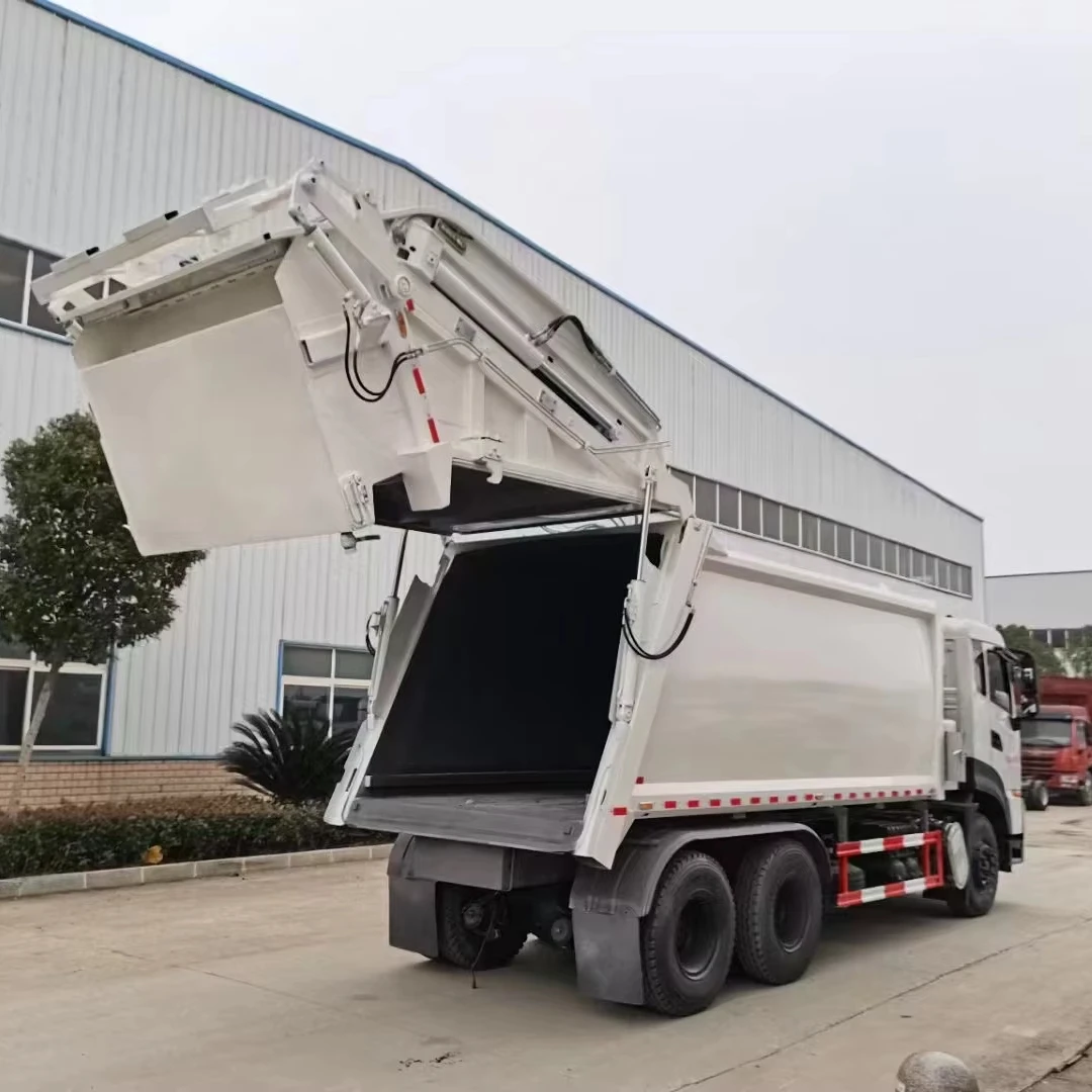 Cheaper price Isuzu light truck compression garbage truck for urban domestic waste transfer