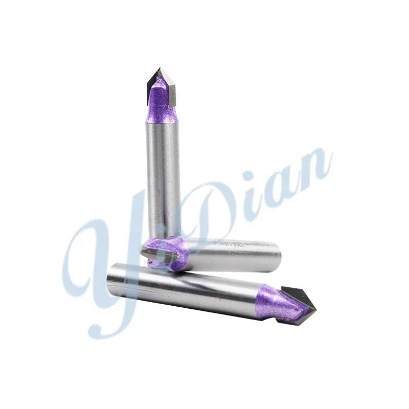 2022 Hot Sales Cutting Wood Tools V Shape Straight Bits For CNC Tool And Cutter Grinder Machines