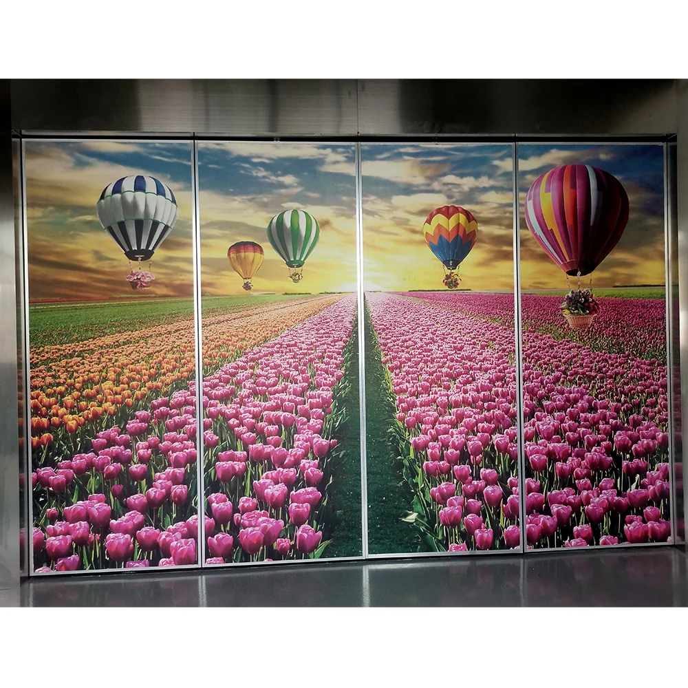 Customer Color Hotel Electrical Movable Track For Office Pivot Sliding Partition With Remote Control