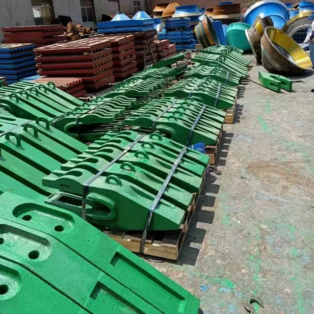 Прямая поставка с завода под заказ щековые Щековые пластины из высокомарганцевой стали используемые для угледобывающей промышленности