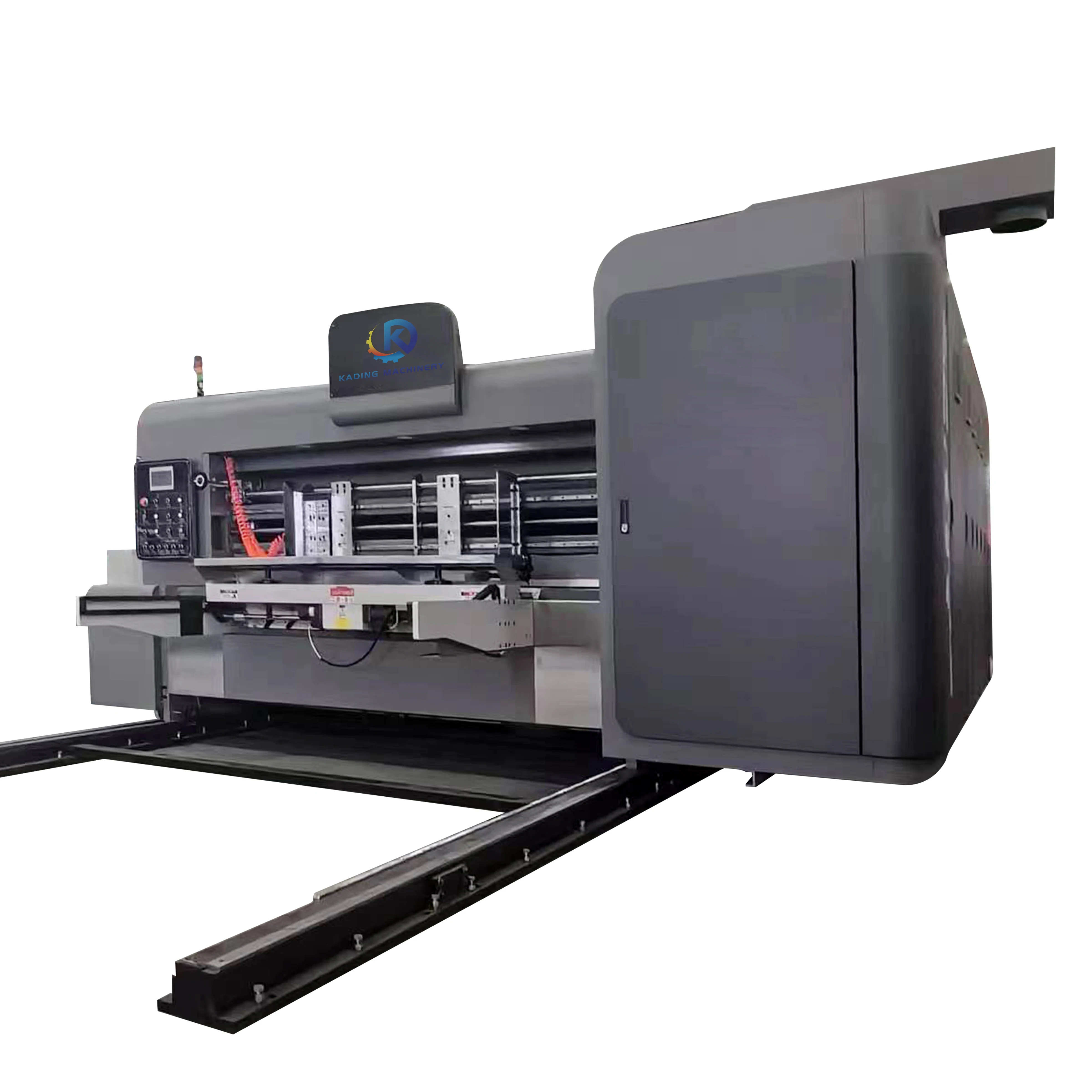 Full  Automatic Flexo 3 4 5 Colors Printer Slotter Die Cutter Corrugated Cardboard Carton Box Printing Machine