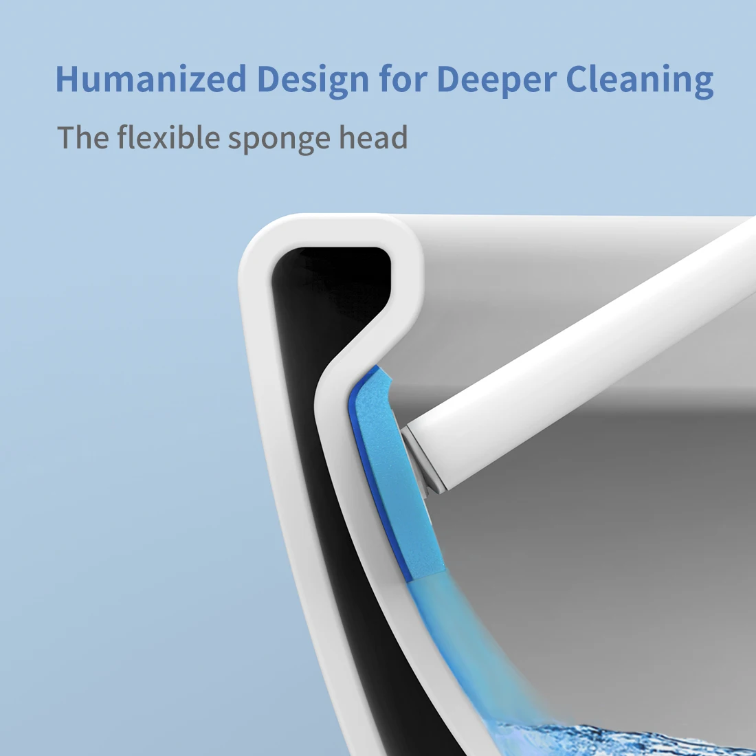 Hot Selling Professional Disposable Toilet Brush with Soap Dispenser Replaceabled Head for Bathroom