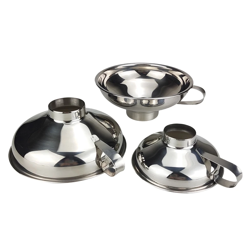 Wholesale Canning Supplies Kit Kitchen Use Stainless Steel Canning Funnels Wide Mouth Funnel for Wide and Regular Mason Jars