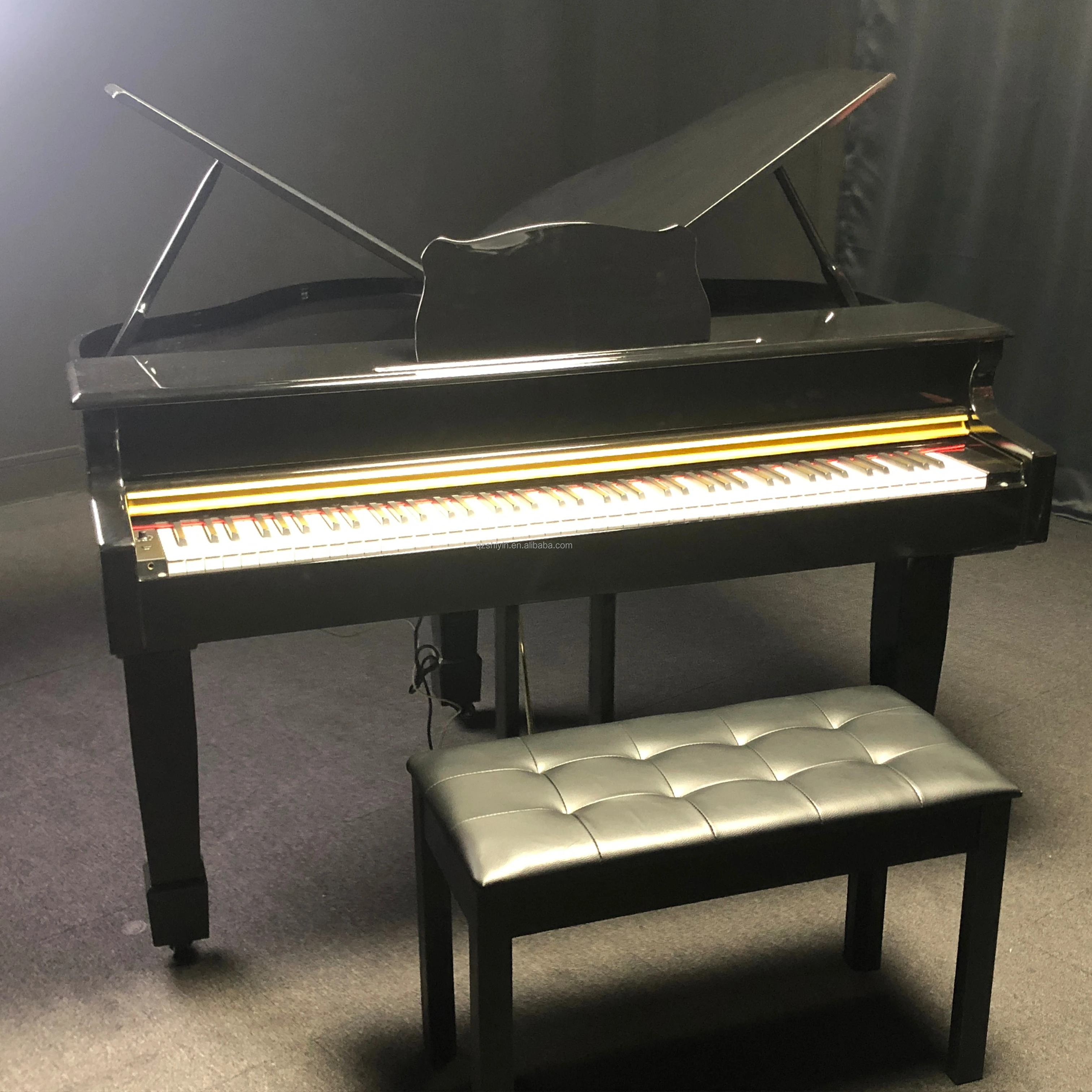 pianos from simple upright piano to concert grand piano.
