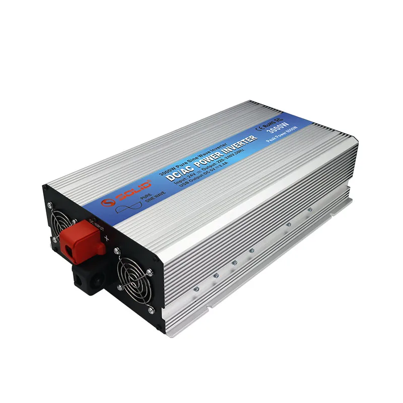 
Power Inverter DC 12 24 48 Volt To AC 110 220 230 Volt 3000 4000 Watt Pure Sine Wave Power Inverter Inversor 
