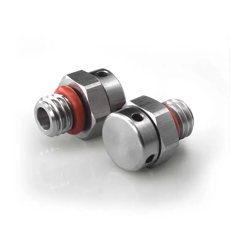 Mingliang Waterproof Brass nickel plated metal balance valve  m5 m6 m8  m10 m12 m16 metal Vent breather air vent plug