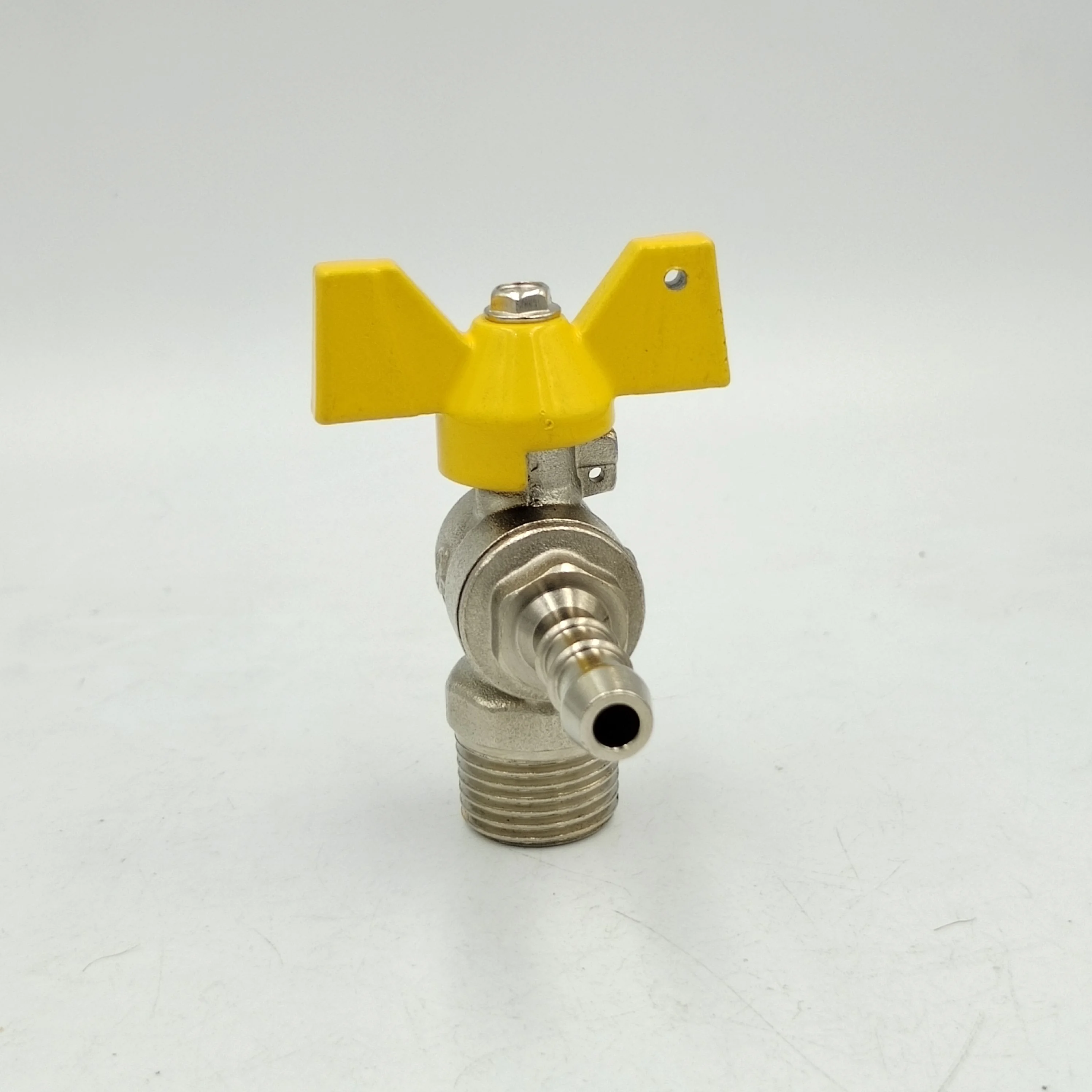 90 Degree Brass Barbed Gas Valve for LPG 1/2 Inch Forged Brass Pressure Reducing Valve