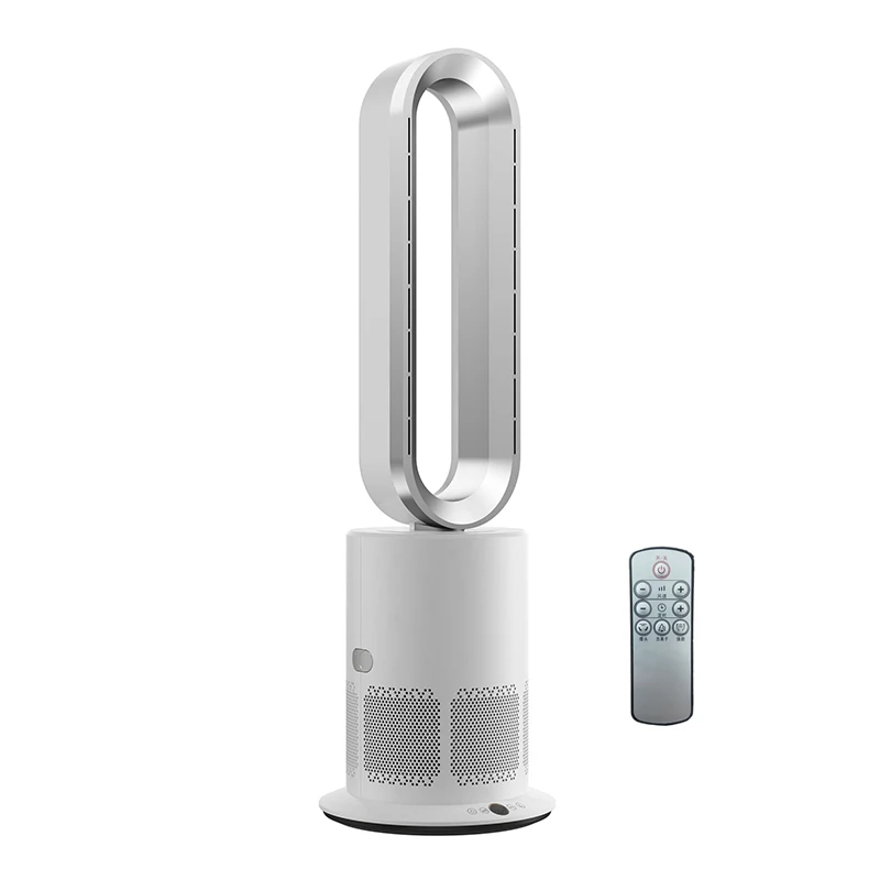 Mute Remote Controlled Germicidal Purification Heat And Cool Electric Air Purifier Bladeless Fan