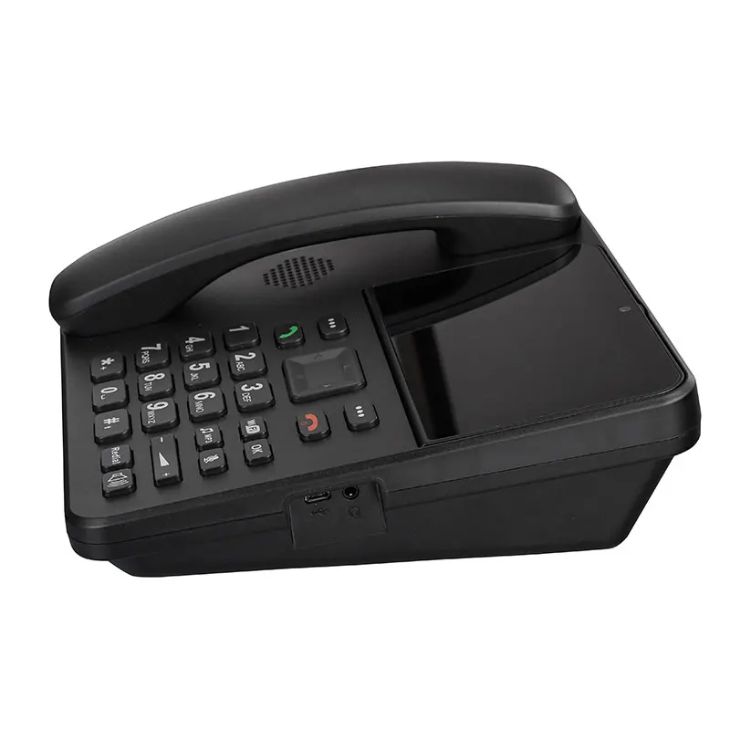  LS830 4 аппарат не привязан к оператору сотовой связи Смарт Android фиксированной беспроводной Настольный телефон 8 дюймов экран видео с BT и