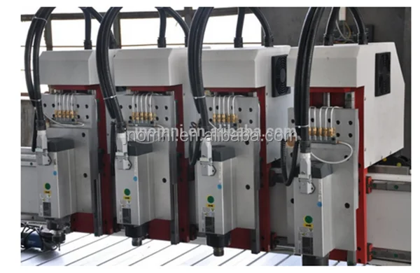 China High Speed Multi Spindle Double Head Cnc Machine Router For Woodworking Door Making Machine