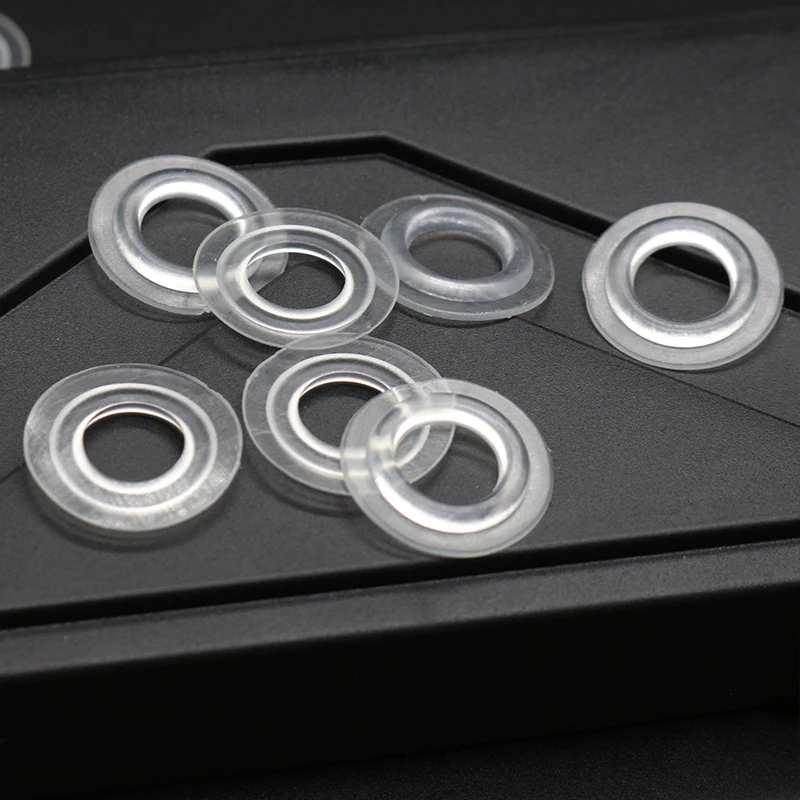Customized Plastic Ring Air Hole Vent Eye Plastic Eyelet TPU Eyelets Garment Eyelet for Bag Curtain Tent Canvas