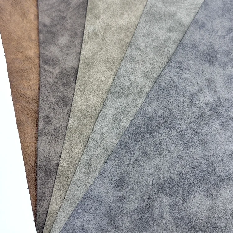 Imitation leather animal printed soft PU leather artificial leather for shoes