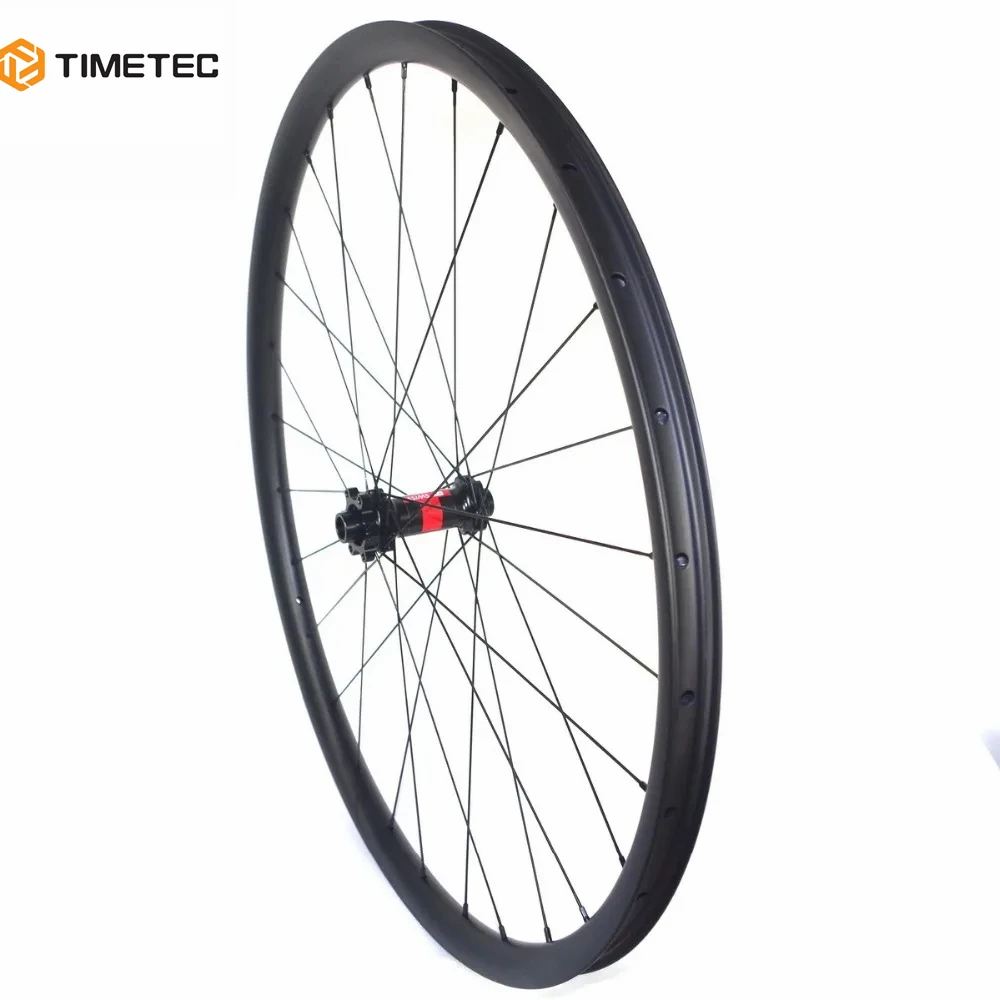 Light Carbon Mtb Wheels 29ER Asymmetric 27mm 28mm 30mm 33mm Width Mountain Bike Wheelset Tubeless Aero Spoke