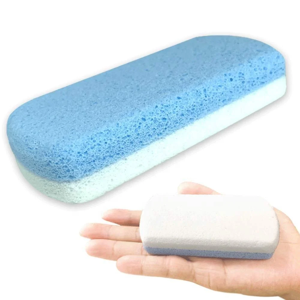 Double Sided Pumice Stone Feet Hard Skin 100% Siliglass Callus Remover Exfoliates Feets Smooths Skin