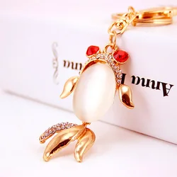 Creative Cute Diamond Small Turtle Car Keychain Handbags Accessories Turtle Key Chain