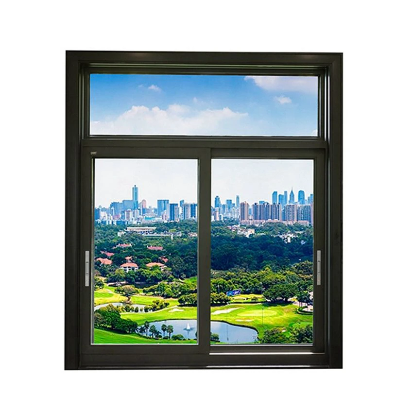 Chinese brand soundproof invisible aluminum alloy profiles sliding windows with ss mesh