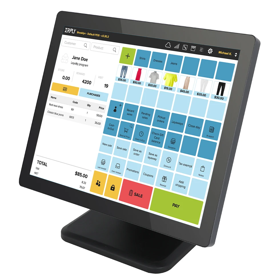 Factory Direct Supply Touch Screen Monitor Computer POS Monitor Touch Screen Touch Screen Billing Machine Monitor