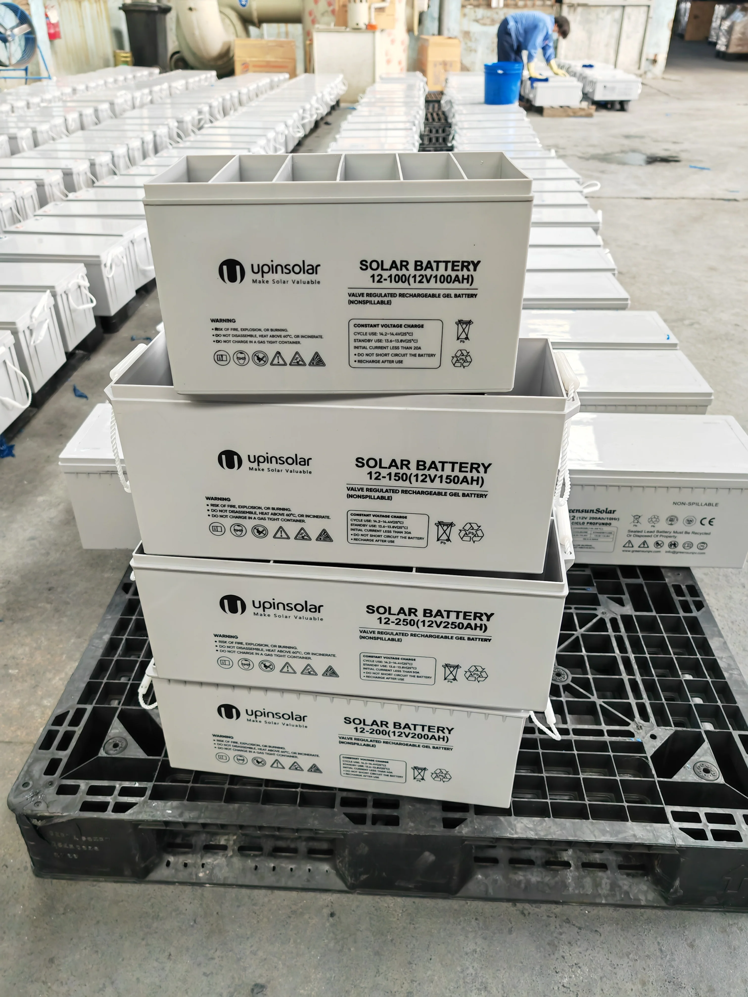 Wholesale High Quality Battery Gel 12v 150ah Deep Cycle 12V 200Ah 250Ah Solar Gel Battery