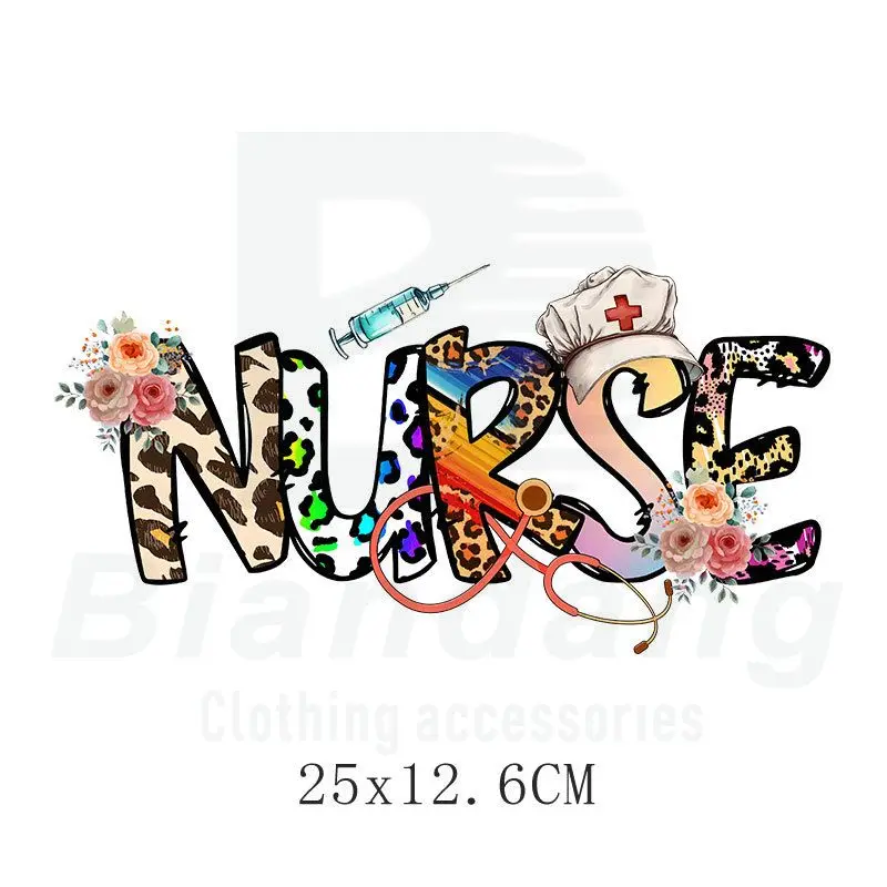 Best Sale Nurse Life HTV Vinyl Heat Transfer Stethoscope Printing Heat Press Stickers Decals for Kids