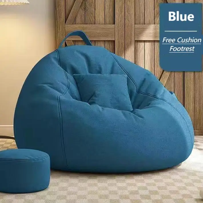 Lazy sofa bean bag small apartment single sofa reclining bean bag bedroom balcony rental house sofa chair