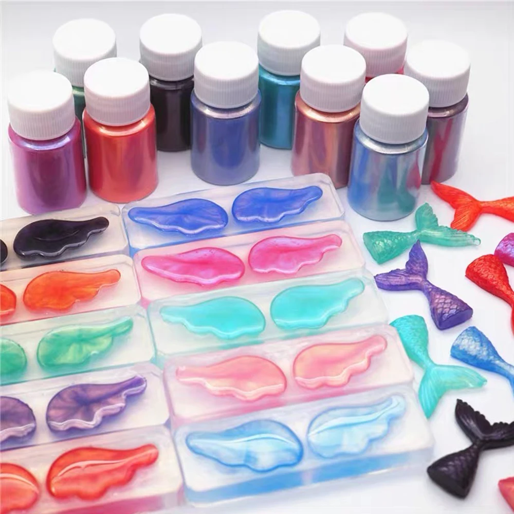 Color Pearl Mica Powder Luster Epoxy Resin Color Pigment