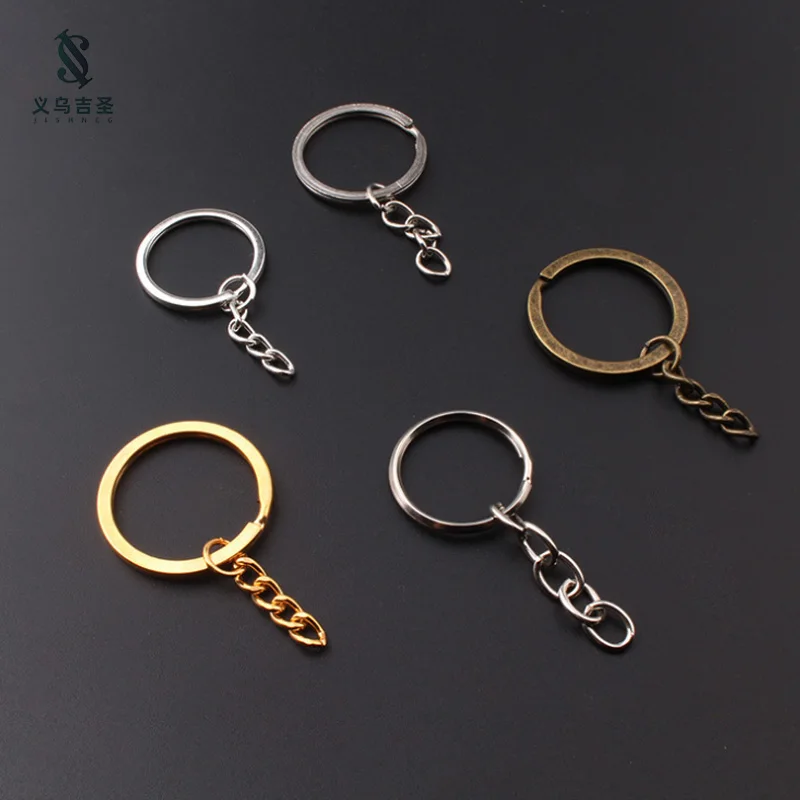 Wholesale customized color keychainsused for handicraft key ringskey chains