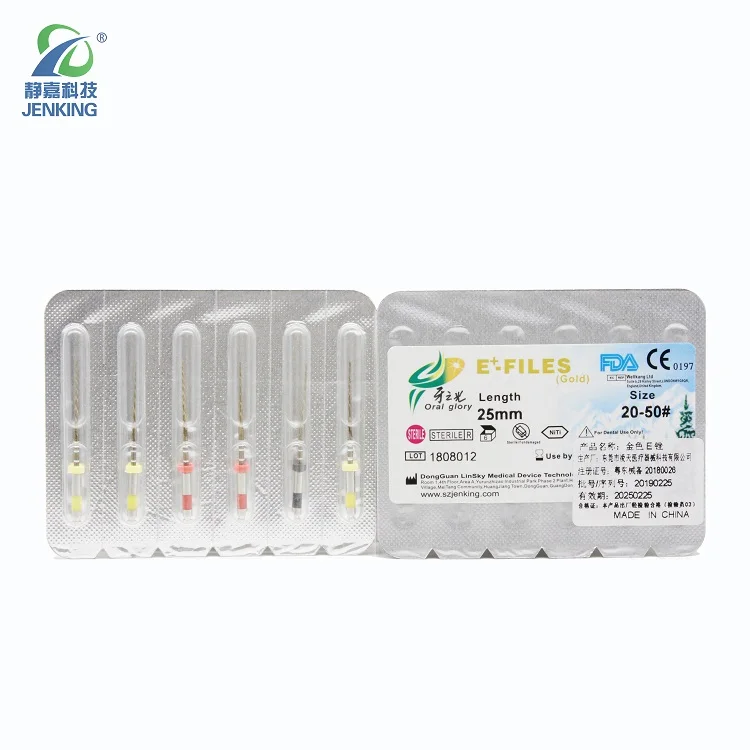 Эндофайлов для корневого канала 21 мм 25 мм 20-50 # для эндодвигателя, стоматологические напильники с возвратно-поступательным движением
