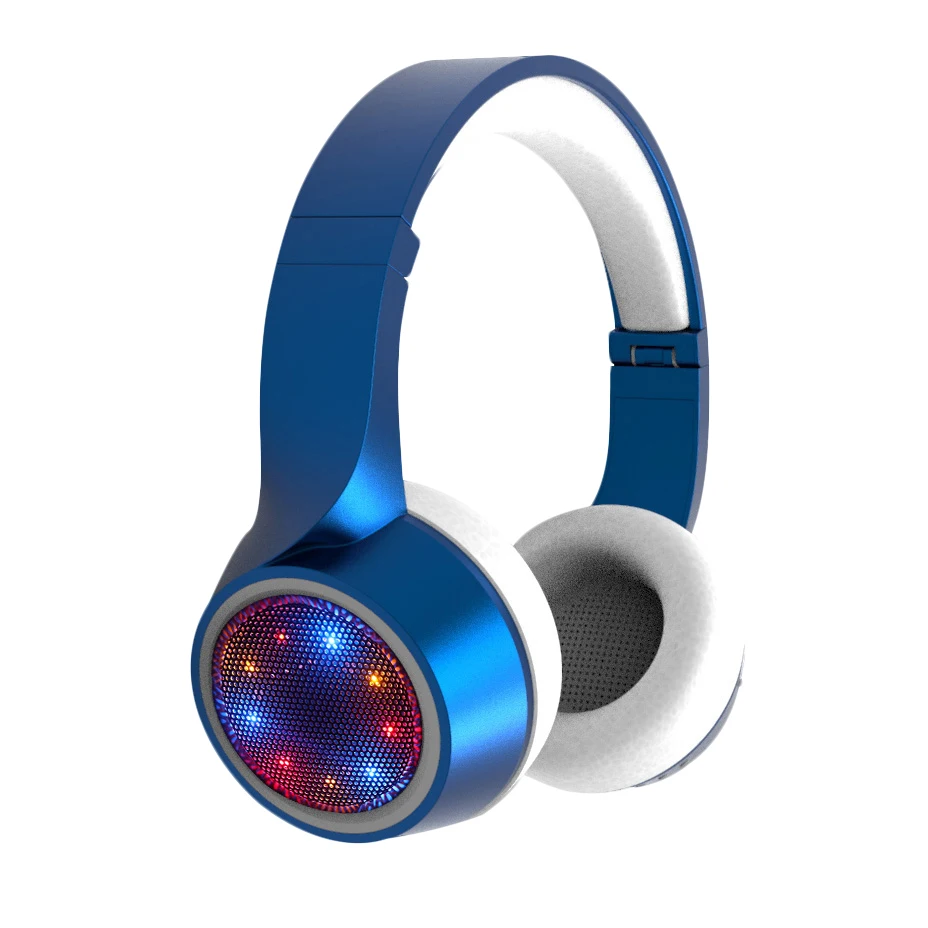 Fashionable design hot sale new product headsets headset earphones for bulk gift items LED fashion dj