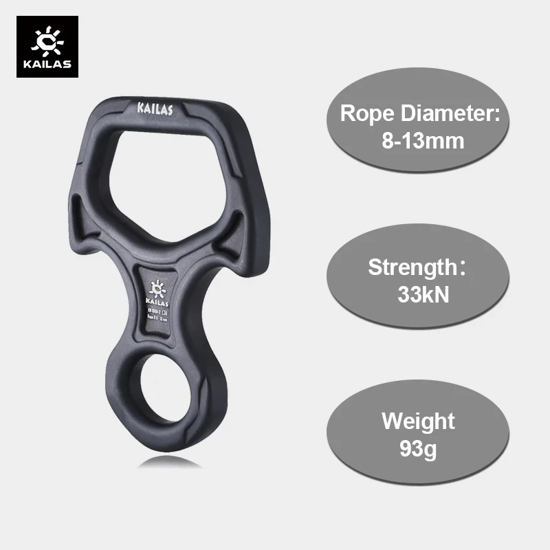 High Quality Customized 8 Ring Escape Rope Aluminum Alloy Outdoor Climbing Figure 8 Ring EB101